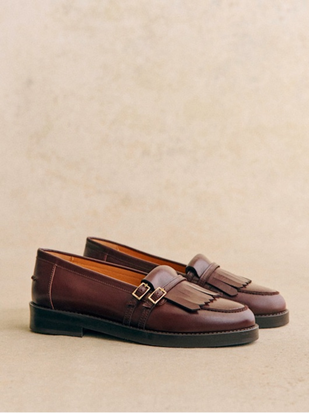 Sézane Joey Loafers in Glossy Chocolate FR 39 / US 8 - Picture 5 of 10